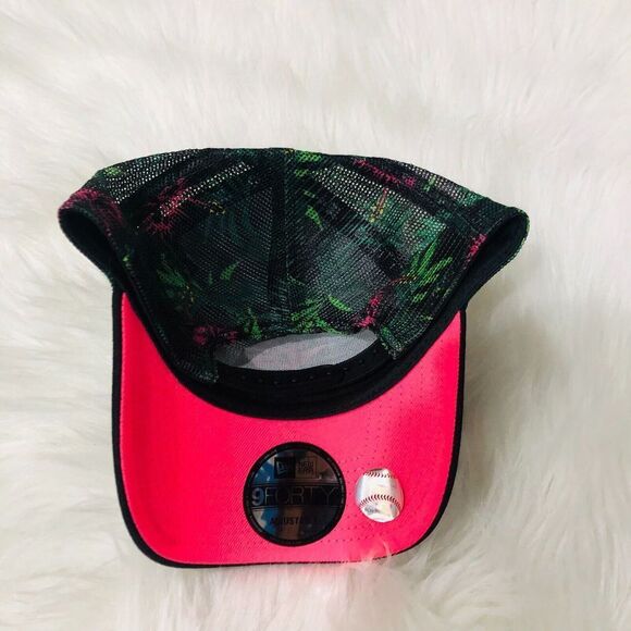 New Era Giants AF Floral Print Trucker Men's Cap‎ Snapback Black One Size - Picture 6 of 9